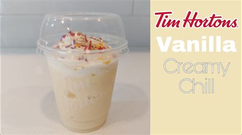 Tim Hortons Vanilla Creamy Chill Calories